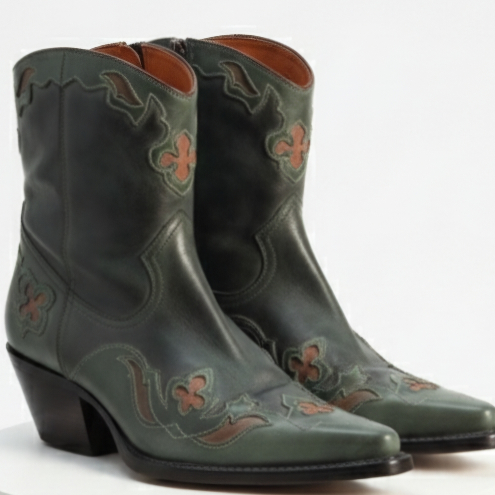 Donald J Pliner Western Ankle Boots